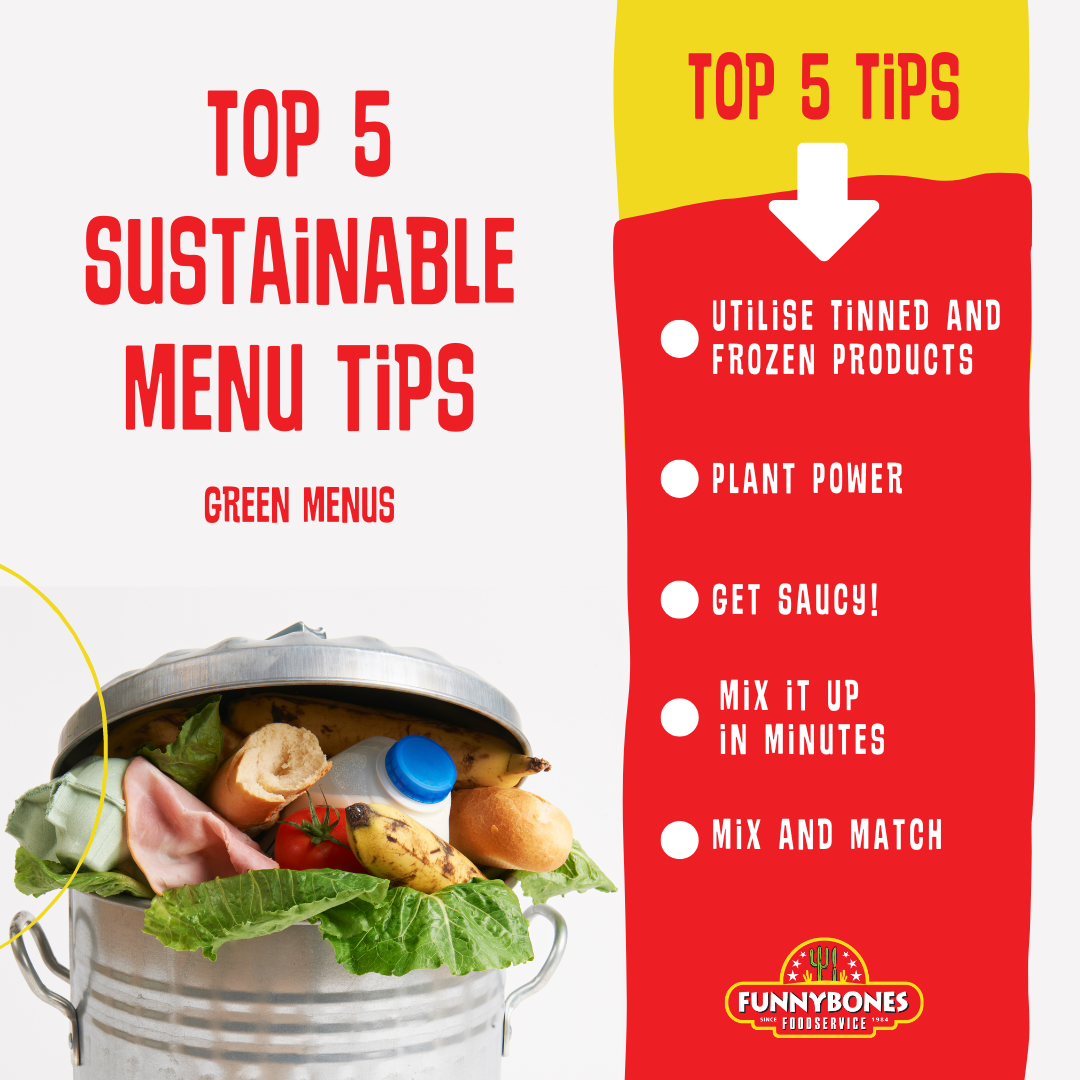 Top 5 Sustainable Menu Tips
